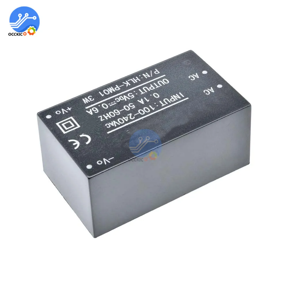 HLK-PM01 HLK-PM03 HLK-PM12 220V 5V/3 3 V/12V для ступенчатого понижения Питание модуль | Электроника