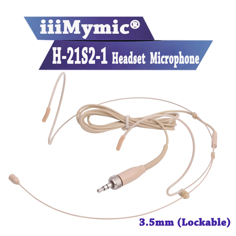 IiiMymic H 21S2 1 3 5 мм Штекерная гарнитура для беспроводного передатчика Sennheiser в
