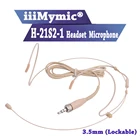 Штекер iiiMymic H-21S2-1 3,5 мм для беспроводного нательного передатчика Sennheiser, головной микрофон с винтовым замком, пластиковая коробка
