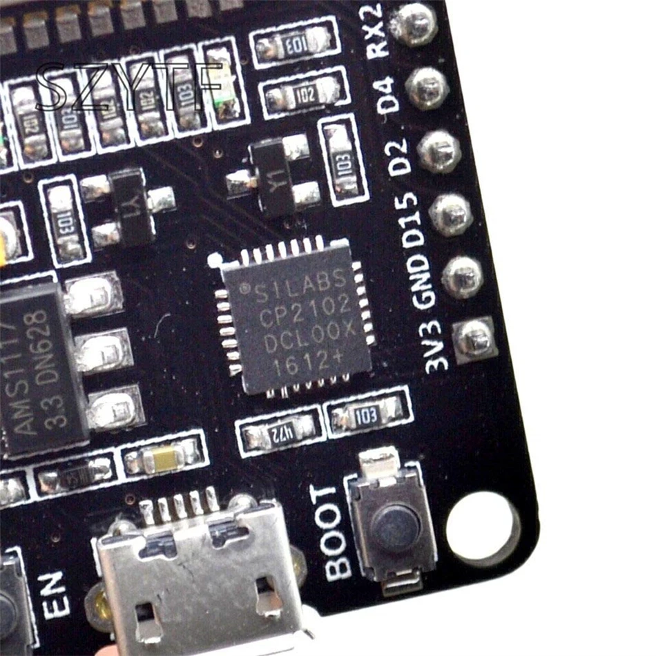 ESP32 ESP 32 ESP32S 32S CP2102 Беспроводная плата WiFi Bluetooth Micro USB двухъядерный модуль усилителя