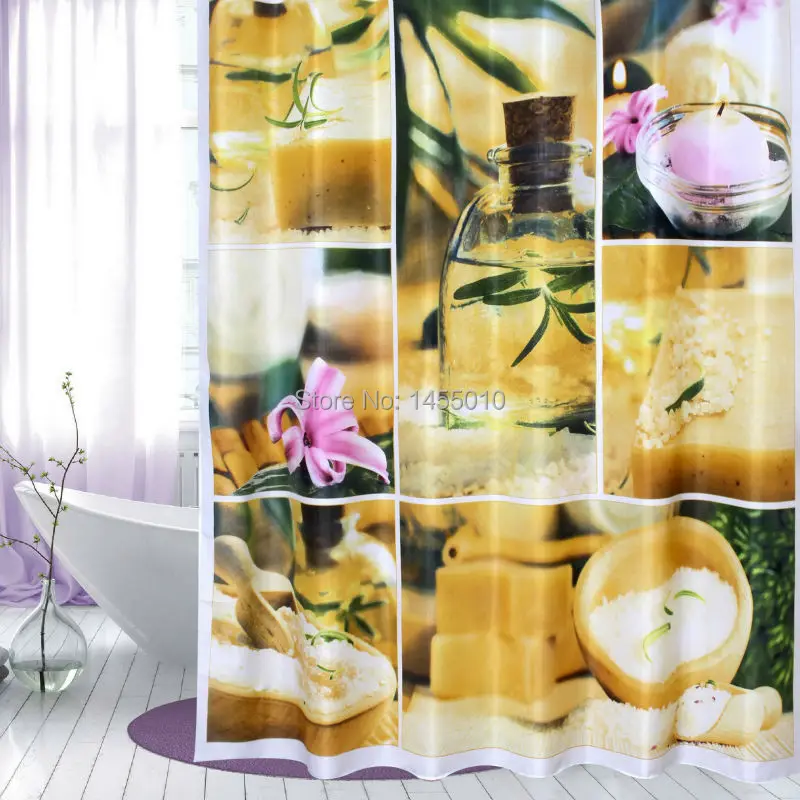 Happy Tree Полиэстеровая Цветочная Свеча для отдыха водонепроницаемая занавеска