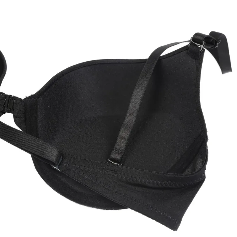 Женский бесшовный бюстгальтер пуш-ап с пряжкой на косточках весна-лето 2019 |