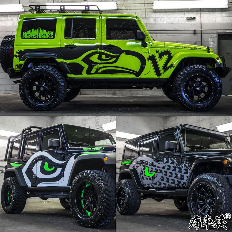 Автомобильная наклейка внешний вид украшение для Jeep Wrangler кузова изменение