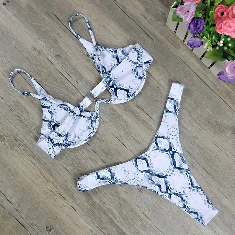 Женский купальник с высокой талией бразильский бикини комплект из микро боди