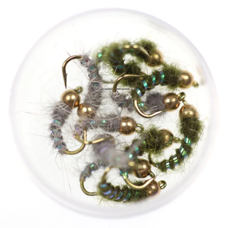 6 шт. рыболовные приманки медные Крючки для ловли форели поддельные инструменты