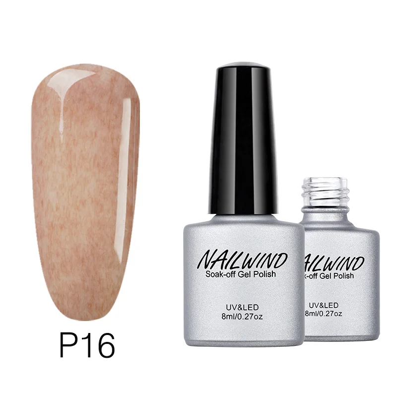 NAILWIND, 8 мл, серия из искусственного меха, Гель-лак для ногтей 01-26, верхнее Базовое покрытие, необходимое для дизайна ногтей, УФ-маникюр, замачиваемый Полупостоянный Гель-лак - Цвет: NDP16