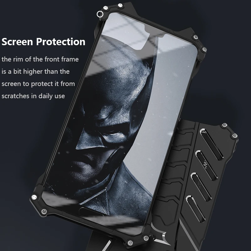R-JUST для huawei P20 Pro чехол Роскошный Жесткий металлический алюминиевый сплав противоударный Броня чехол для телефона huawei P20 Lite задняя крышка