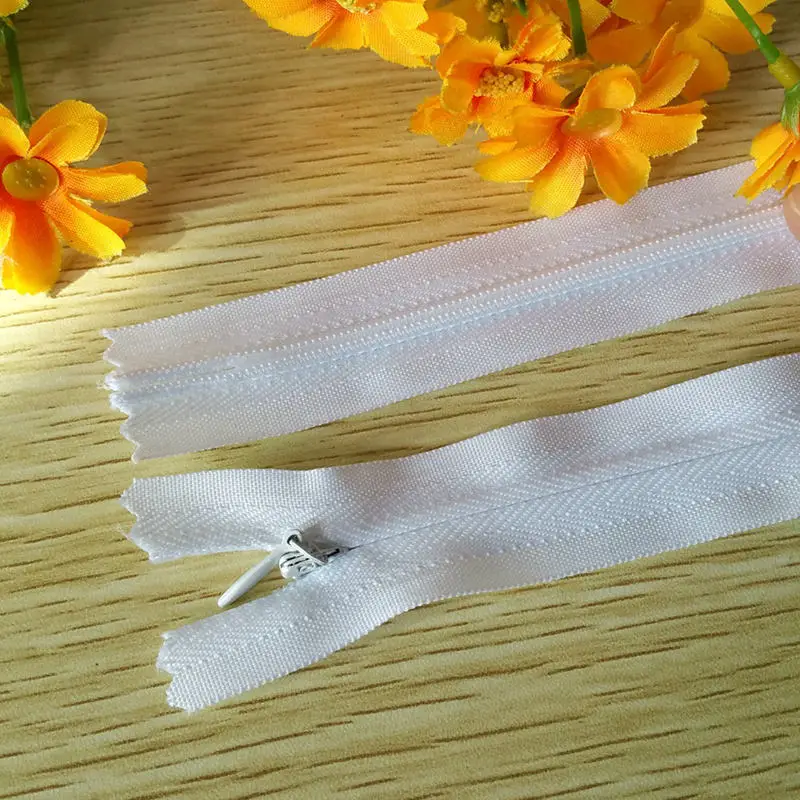 5pieces/lot white / black Invisible Zippers 40cm Nylon for Sewing DIY Cushion Covers Ziper Garment Accessories | Дом и сад
