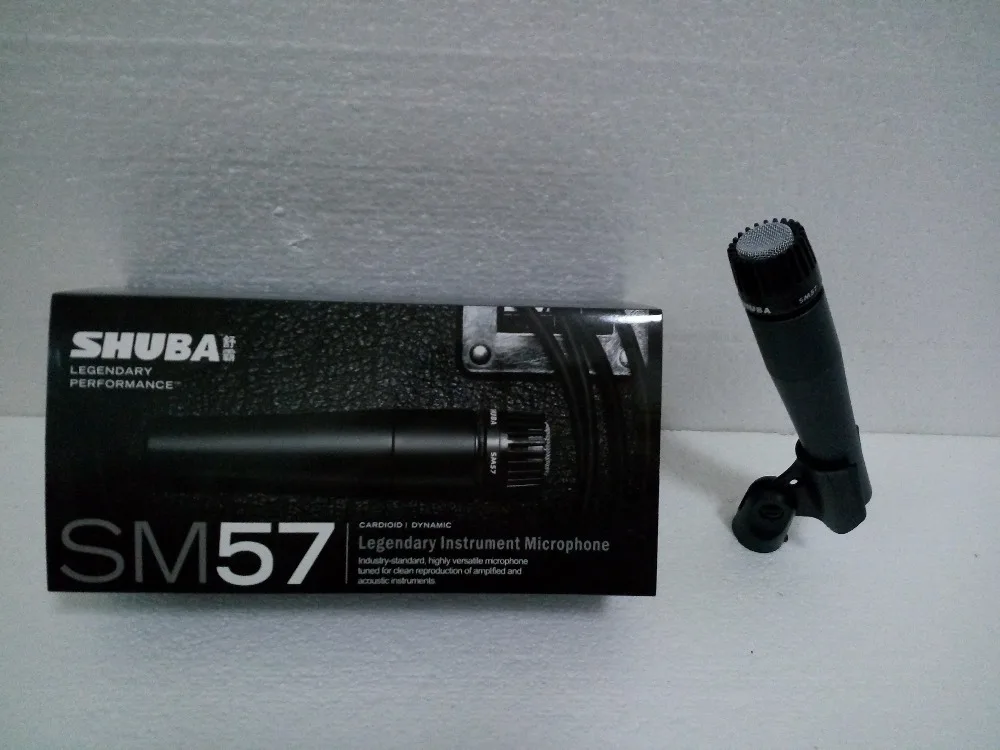 Новый бренд SHUBA sm57LC высокого качества! Проводные микрофоны ручной микрофон для