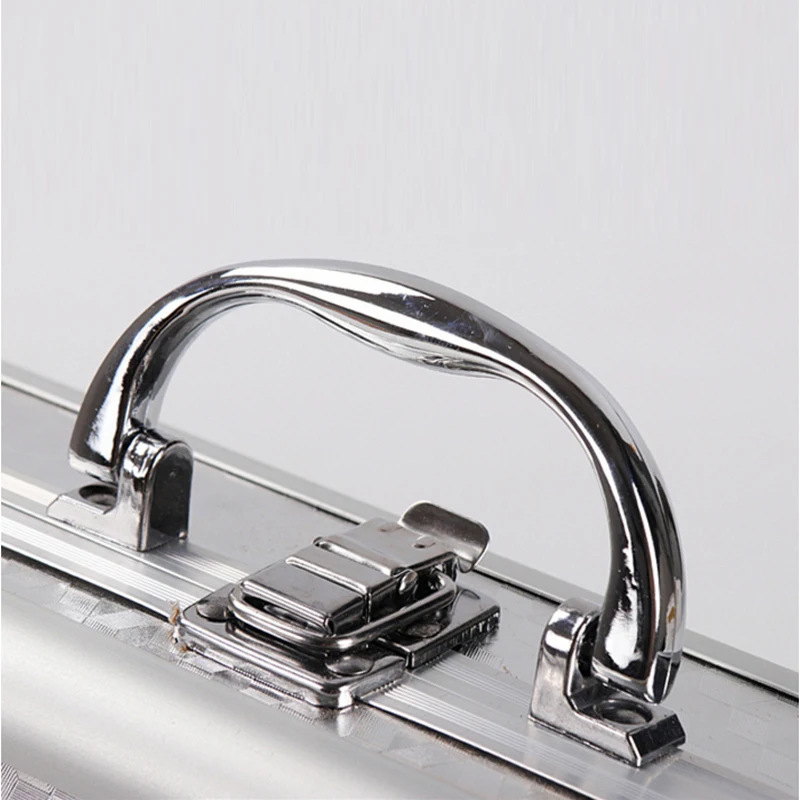 Серебристый чехол для тату-машинки из алюминиевого сплава футляр хранения