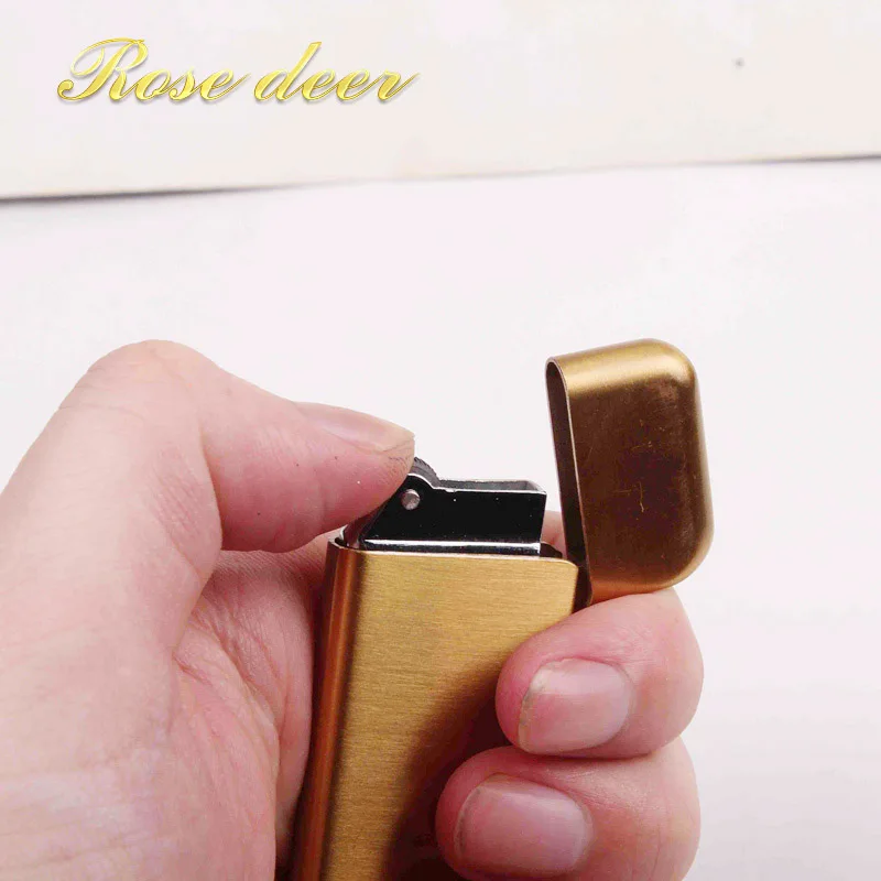 Ультратонкая компактная струйная Бутановая Зажигалка шлифовальный круг