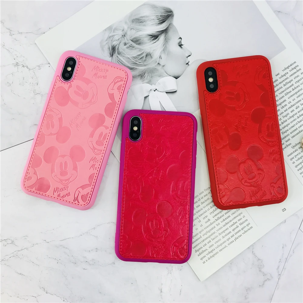 Чехлы для iPhone 5 с изображением Микки Мауса кожаный чехол мобильного телефона 5S se