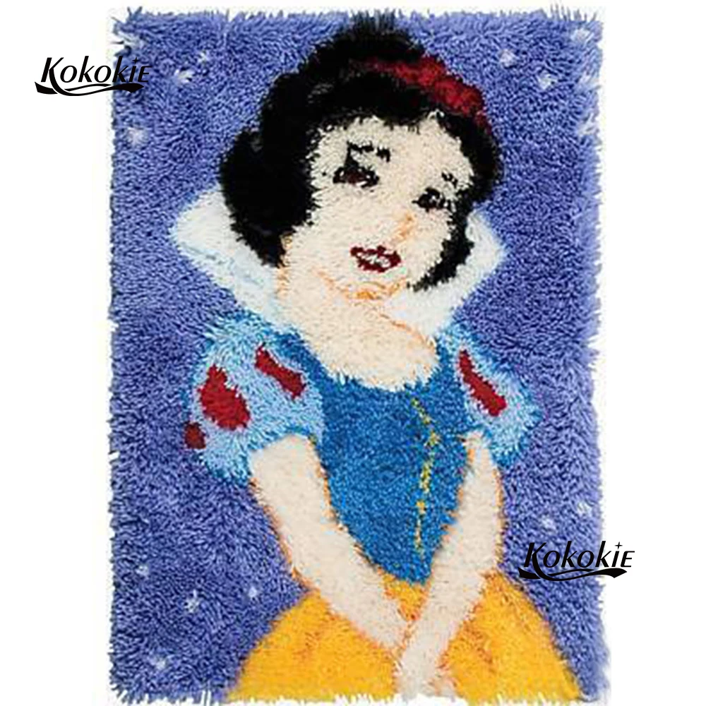 Diy tapijt knooppakket Подушка вязание крючком крестиком наборы вышивка рукоделие Наборы