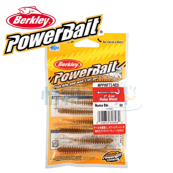 Berkley бренд Powerbait MPPWFT3 мягкая рыболовная приманка три цвета 8 шт./лот искусственная