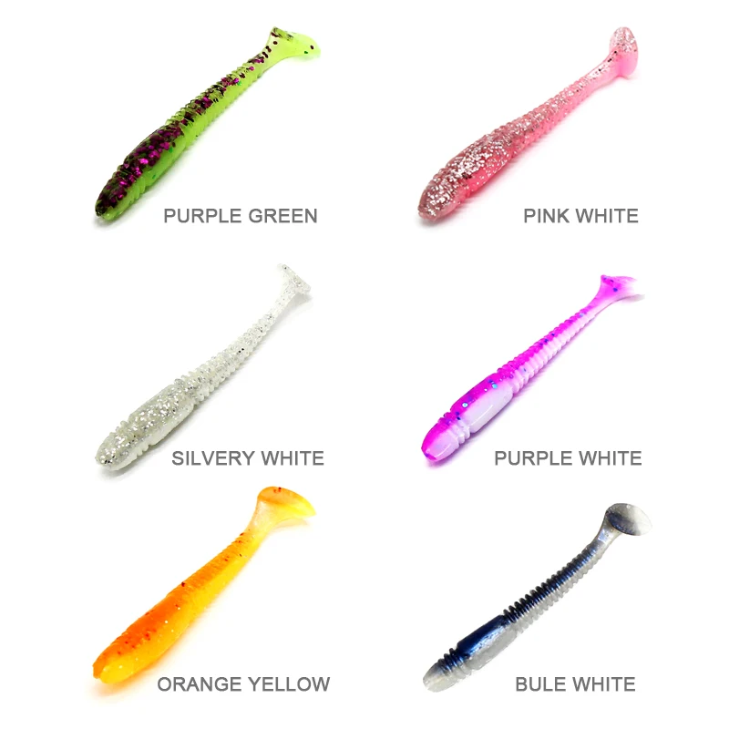 Приманка для рыбной ловли adyгил Мягкая приманка силиконовая ADSL203/TIOGA2 55 шт. 51 мм 0 8