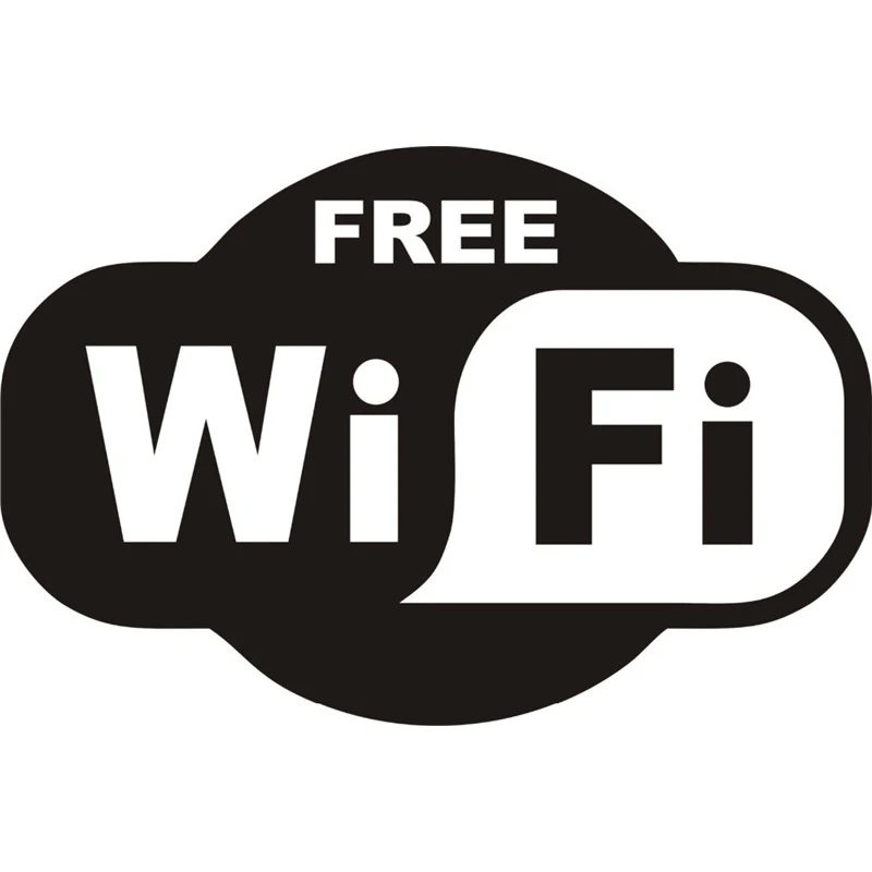 1 шт. Черный Бесплатный WiFi виниловый стикер вывеска окно Кафе Ресторан Бар Паб Магазин интернет магазин стеклянные двери окна Наклейки на стены