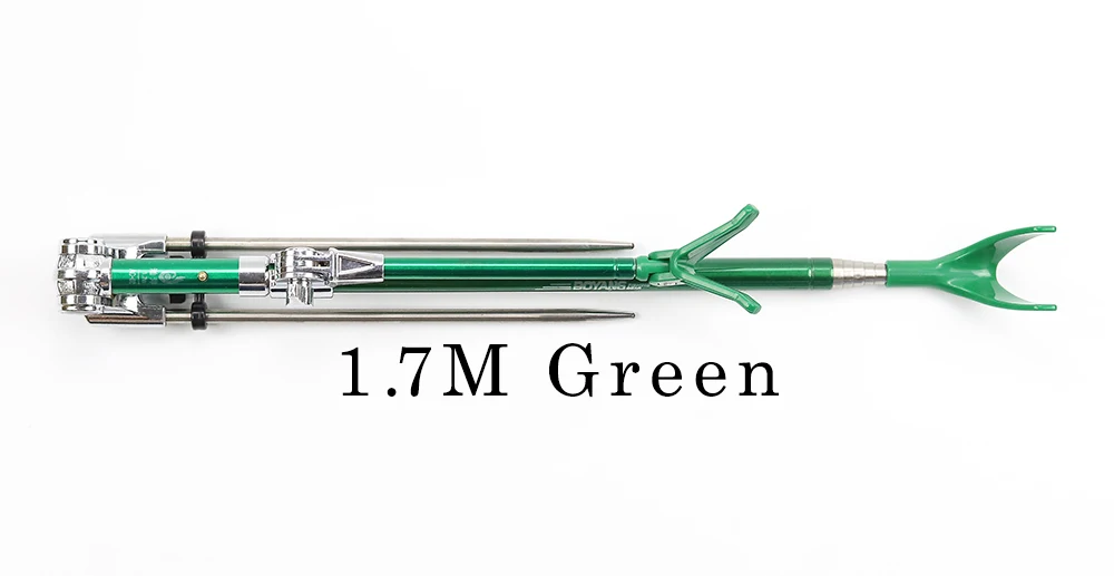 1.7M-Green JOSBY 1,7 м 2,1 м 2,3 м портативный выдвижной складной держатель для удочки из нержавеющей стали 5 цветов телескопический держатель для удочки - Цвет: 1.7M-Green