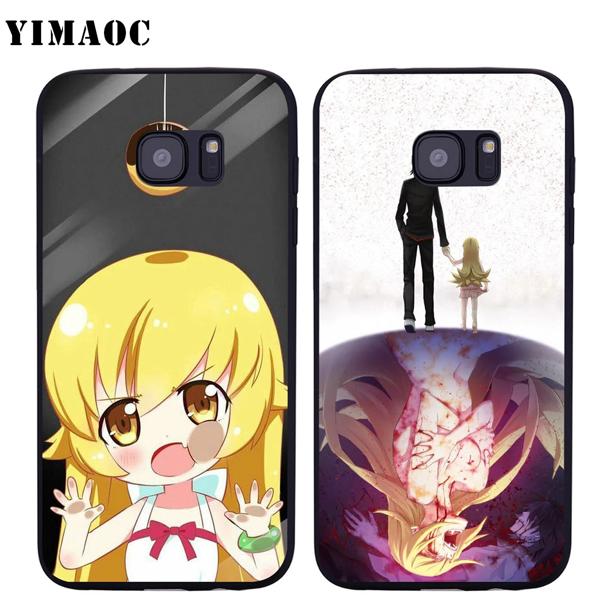 Мягкий силиконовый чехол YIMAOC Monogatari для Samsung Galaxy S6 S7 Edge S8 S9 Plus A3 A5 A6 Note 8 9 | Мобильные