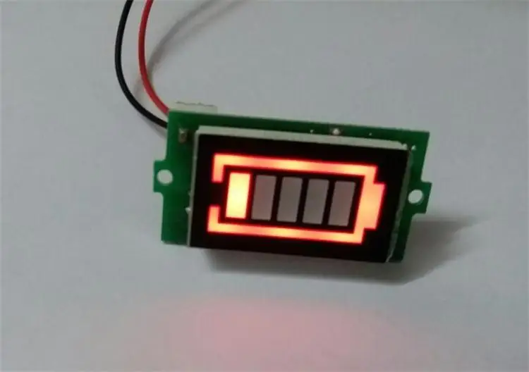 Новый красный светодиод 12 В свинцово кислотный аккумулятор мощность монитор