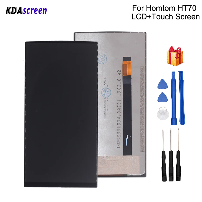 Оригинальный Для HOMTOM HT70 ЖК-дисплей сенсорный экран Замена для Телефон Запчасти