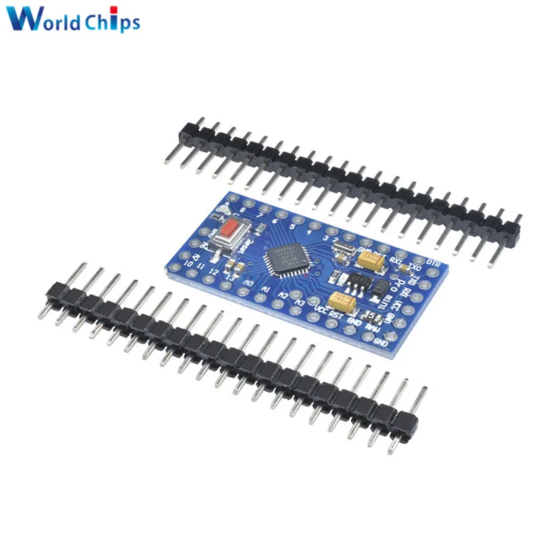 10 шт. Atmega328P Pro Mini 328 Mini Atmega328 5 в 16 МГц 5 в 16 м Модуль платы для Arduino совместим с нано микро контроллером