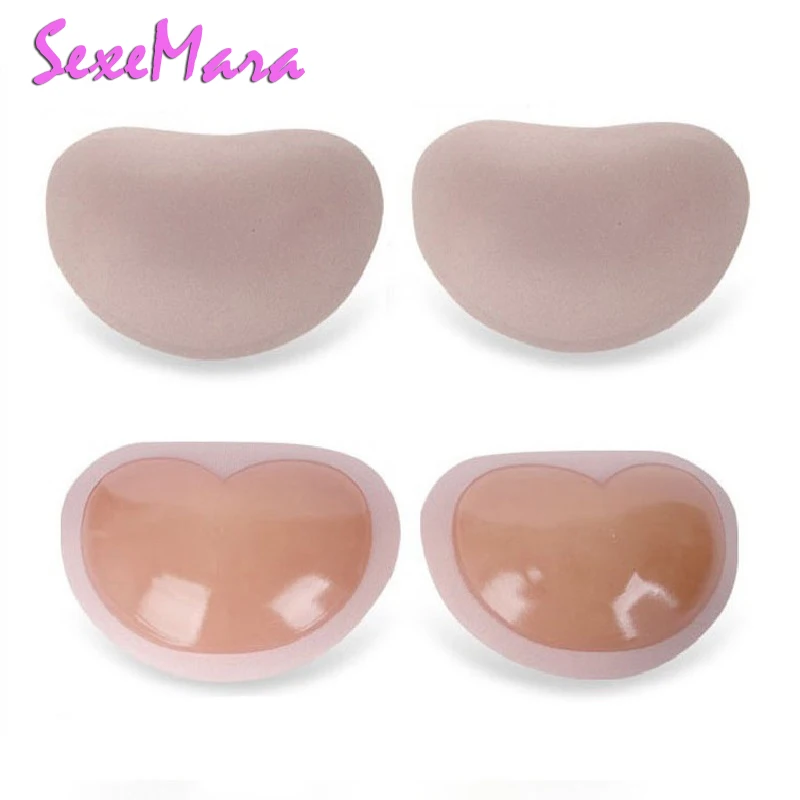 1 пара утолщаются Для женщин липкий бюстгальтер колодки съемный Push Up клей груди