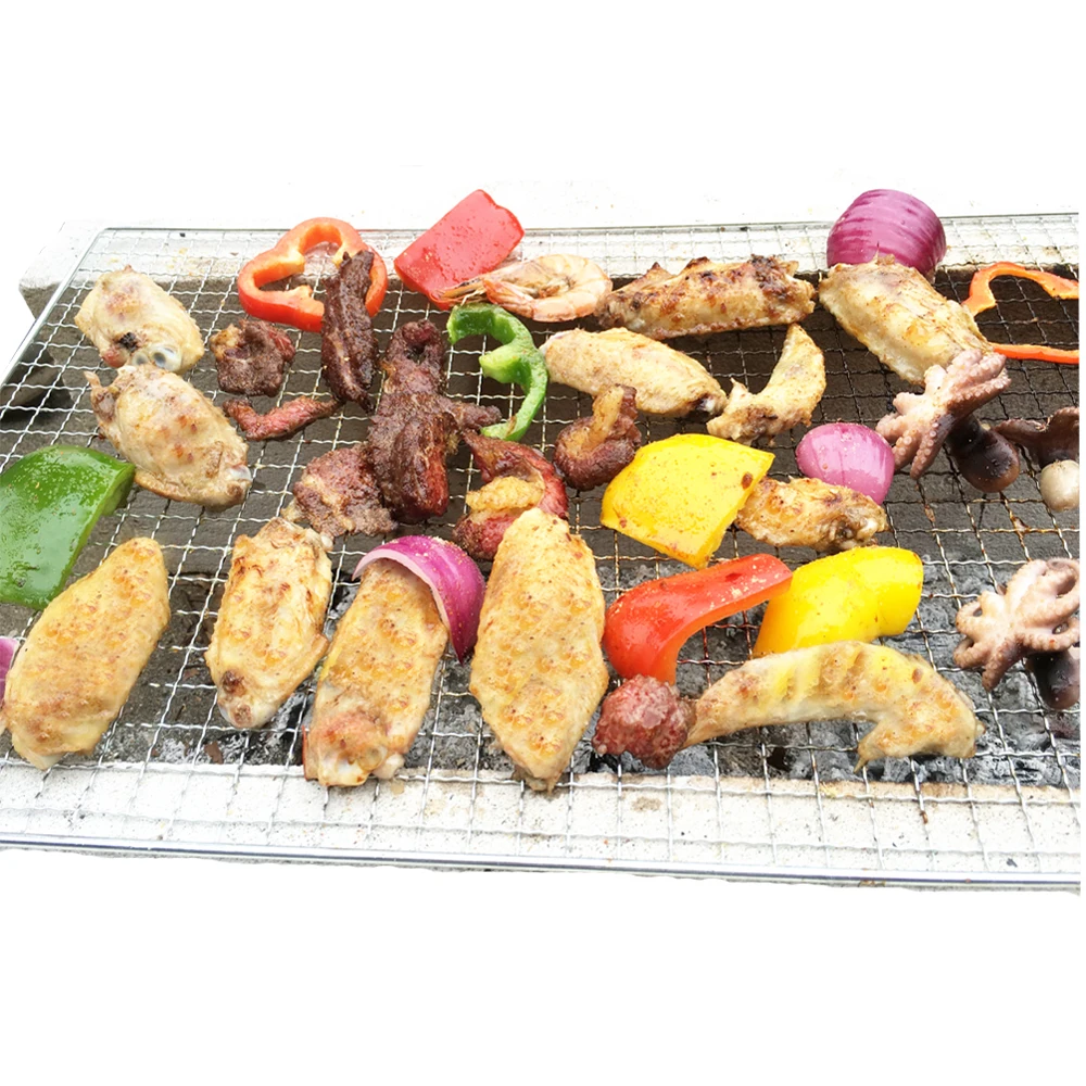 Winhonw сетки Принадлежности для шашлыков гриля нержавеющая сталь чистая решетка