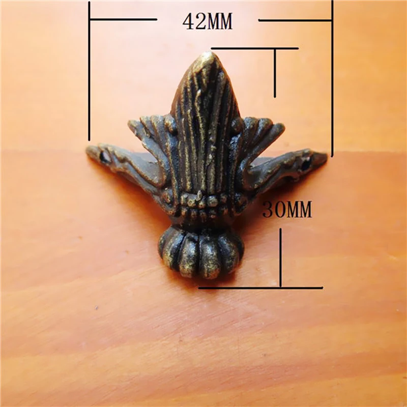 Тепловая защита 4x ретро декоративные античная латунь ювелирные изделия