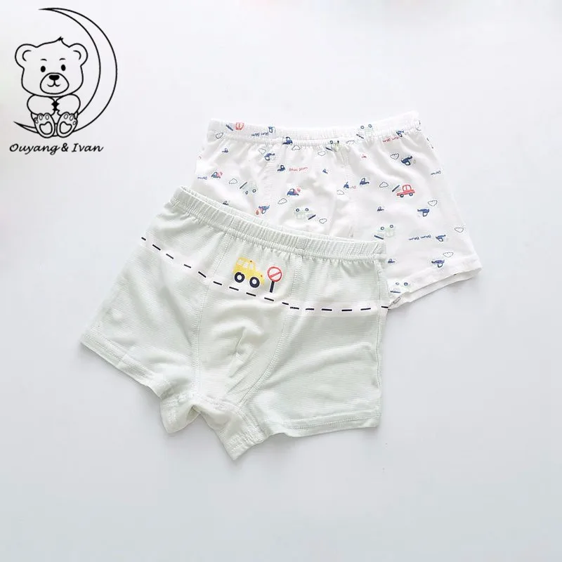 Трусы для мальчиков 2 шт./лот детское нижнее белье детские трусы с мультяшным