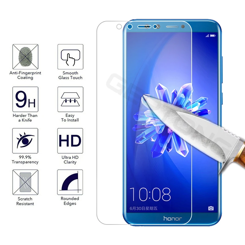Закаленное стекло для Huawei Honor 8X Max 8C Note 10 V10 V9 Play 8 9 Lite 6C Pro Magic 2 Защитная пленка