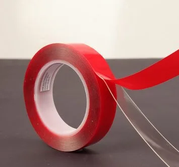 Красная силиконовая Двухсторонняя клейкая лента шириной 10 мм x 3 метра наклейка
