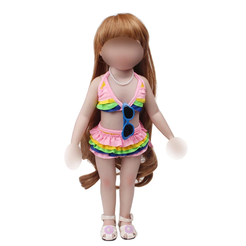 Кукольный костюм для девочек размер 43 см 2 шт.|Куклы| |