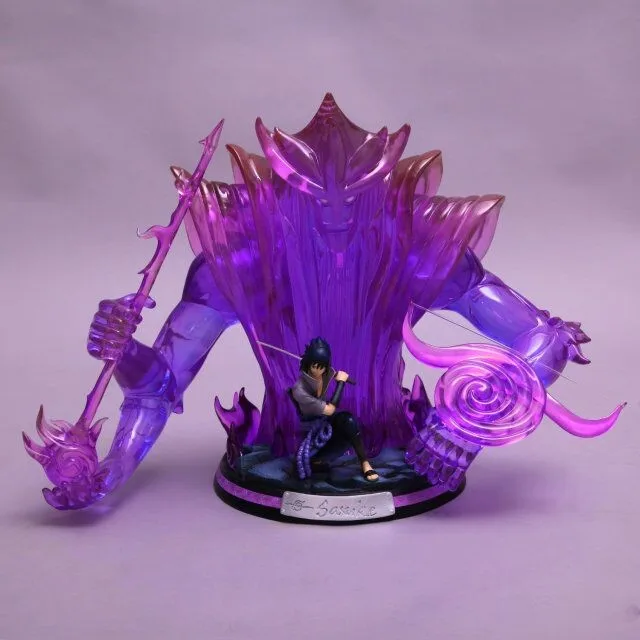 Comic Club 39 см NARUTO Uchiha Sasuke Susanoo tempesuous God of Valour GK резиновая игрушечная Статуэтка фигурка для коллекции