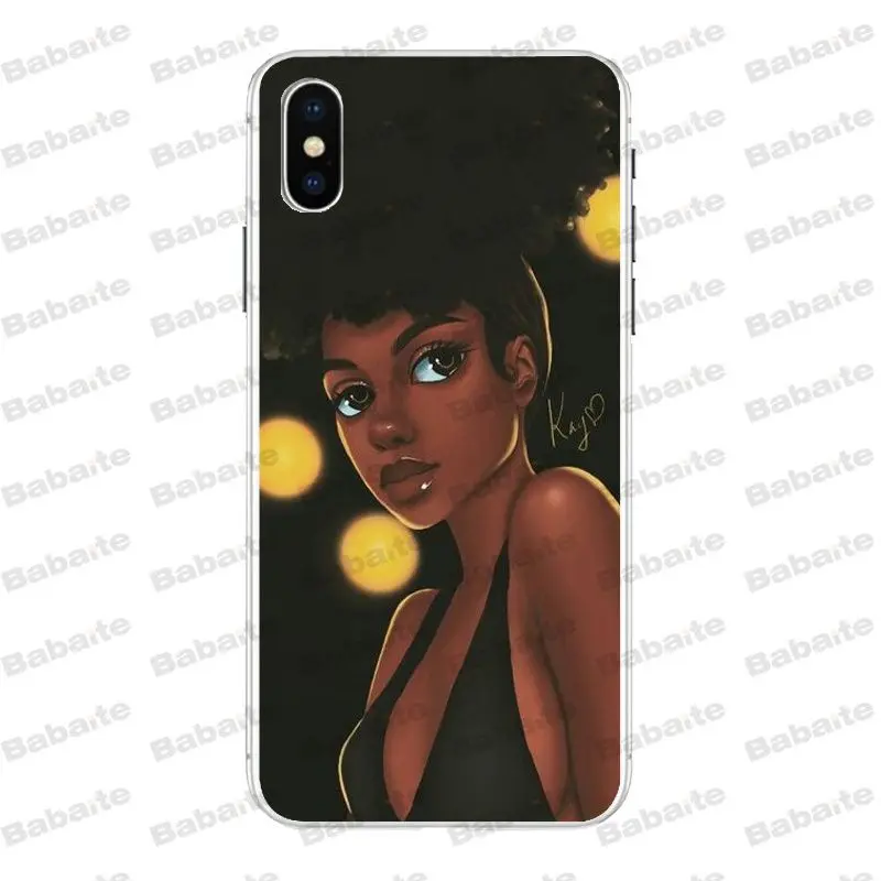 A13 Babaite queen афро меланин поппин черная девушка телефон чехол для iPhone X Xs Xr XsMax 7 7plus 8 8plus 6 6s 5 5S SE 11 11pro 11promax - Цвет: A13