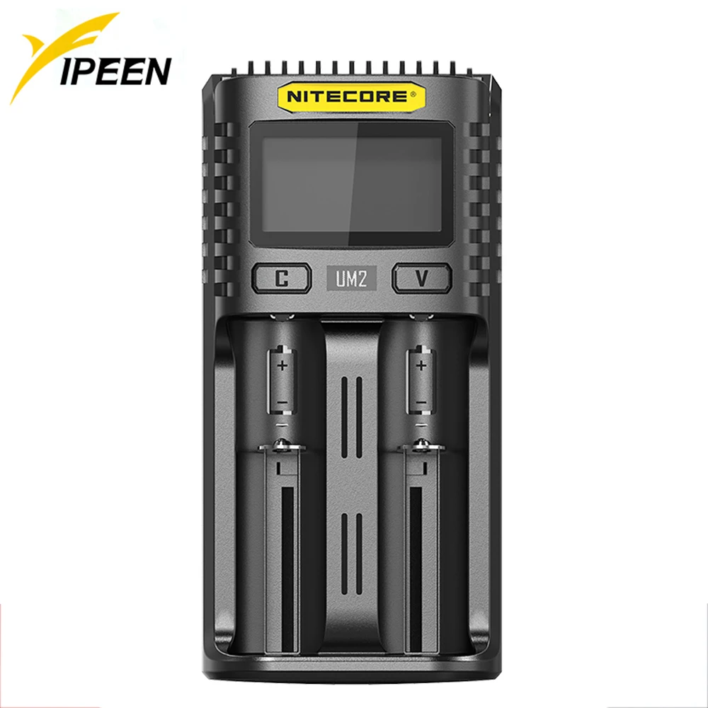 Бренд Nitecore UM2 USB с двумя слотами устройство быстрой зарядки интеллигентая (ый)