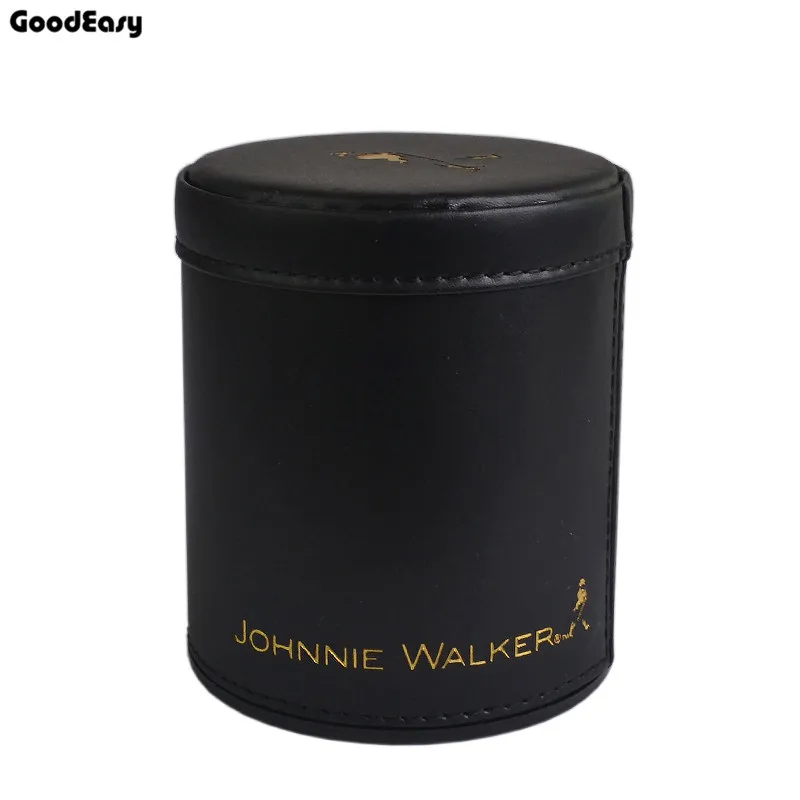 Джонни Уокер кожаный стакан для игральных костей Пластик с 6 шт. Акриловые