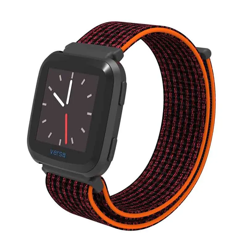 Нейлоновый ремешок Correa для Fit bit Fitbit Versa Band умный фитнес-браслет спортивные часы наручные браслеты Pulsera Сменные аксессуары