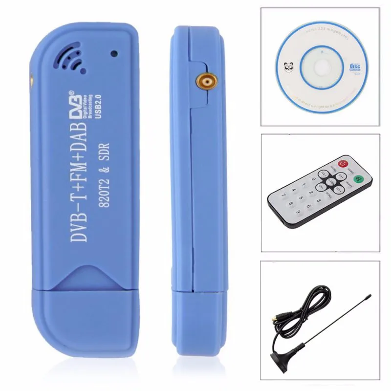 USB 2,0 программное обеспечение радио DVB-T RTL2832U+ R820T2 SDR цифровой ТВ вставляемый приемник U40
