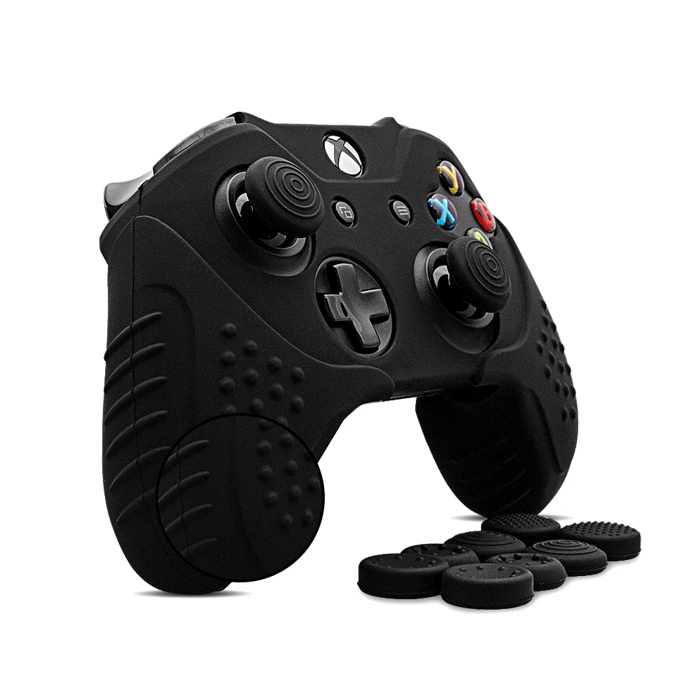 Силиконовый чехол CHINFAI для microsoft Xbox One, противоскользящий защитный чехол для Xbox one S, контроллер для Xbox One X с захватами для большого пальца
