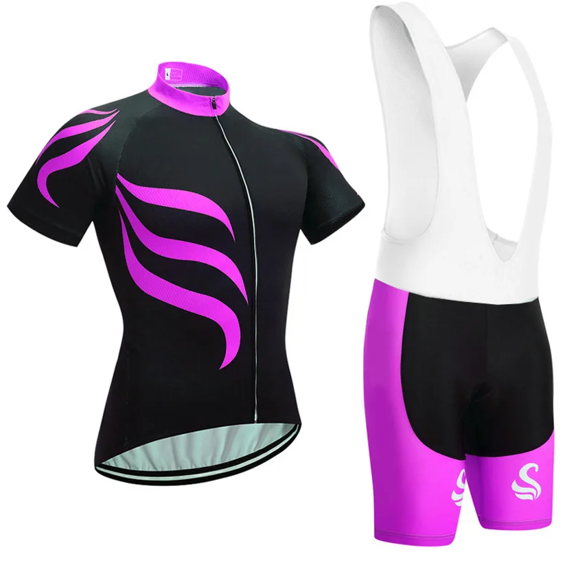 pro велокофты 9D гелевые накладки нагрудники Шорты Ropa Ciclismo оранжевые листья гоночная команда велосипед рубашки цветок би Велоспорт Maillots