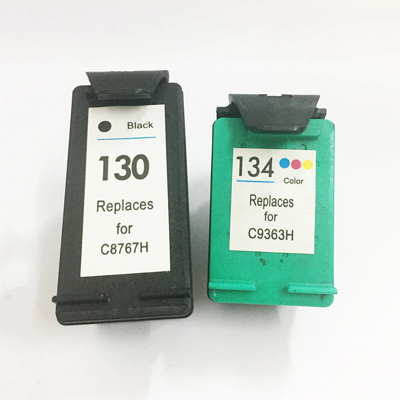 

vilaxh 130 134 Compatible Ink Cartridge Replacement for HP 130 134 for Deskjet 6543 5743 6623 5743 6843 6983 7313 7413 printer
