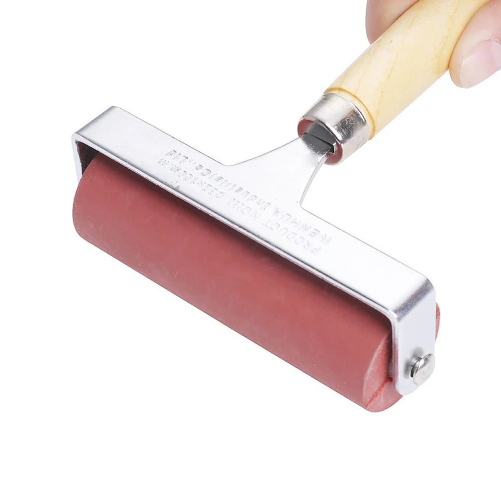 MEEDEN Жесткий Резиновый Brayer Ролик 4 дюймовый для Гравюры Ремесло Проектов|printmaking