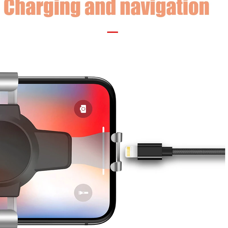 Универсальный автомобильный держатель для телефона с гравитационной