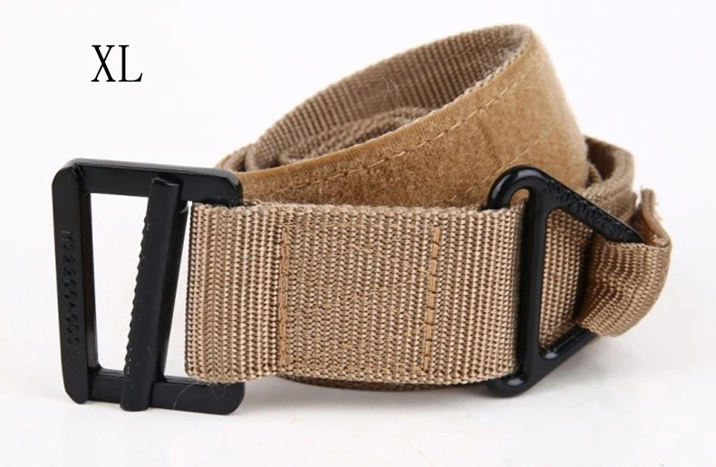 Khaki XL S. ARCHON, высокое качество, регулируемые тактические нейлоновые ремни для мужчин, металлическая пряжка, Отбивающий армейский поясной ремень, мужской повседневный военный ремень - Цвет: Khaki XL