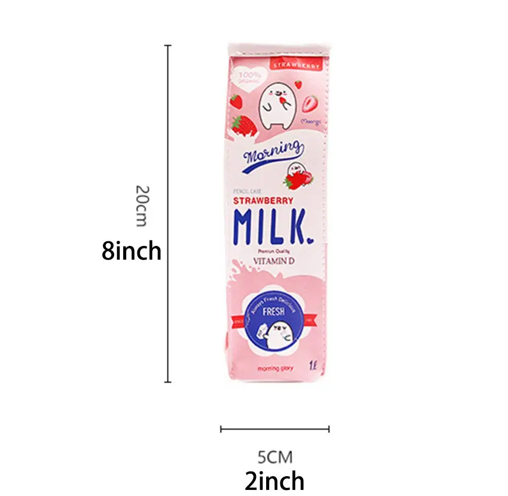 Чехол для карандашей большой емкости милый картонный чехол молока s коробка