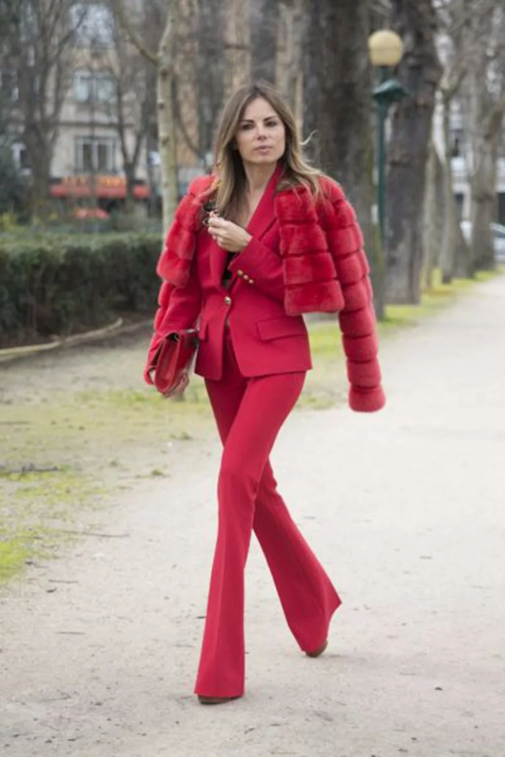 

Women Red Jacket Pants Suit Formal Business Office Uniform Designs Ladies Casual Outfit for Wedding Party Blazer Set W160