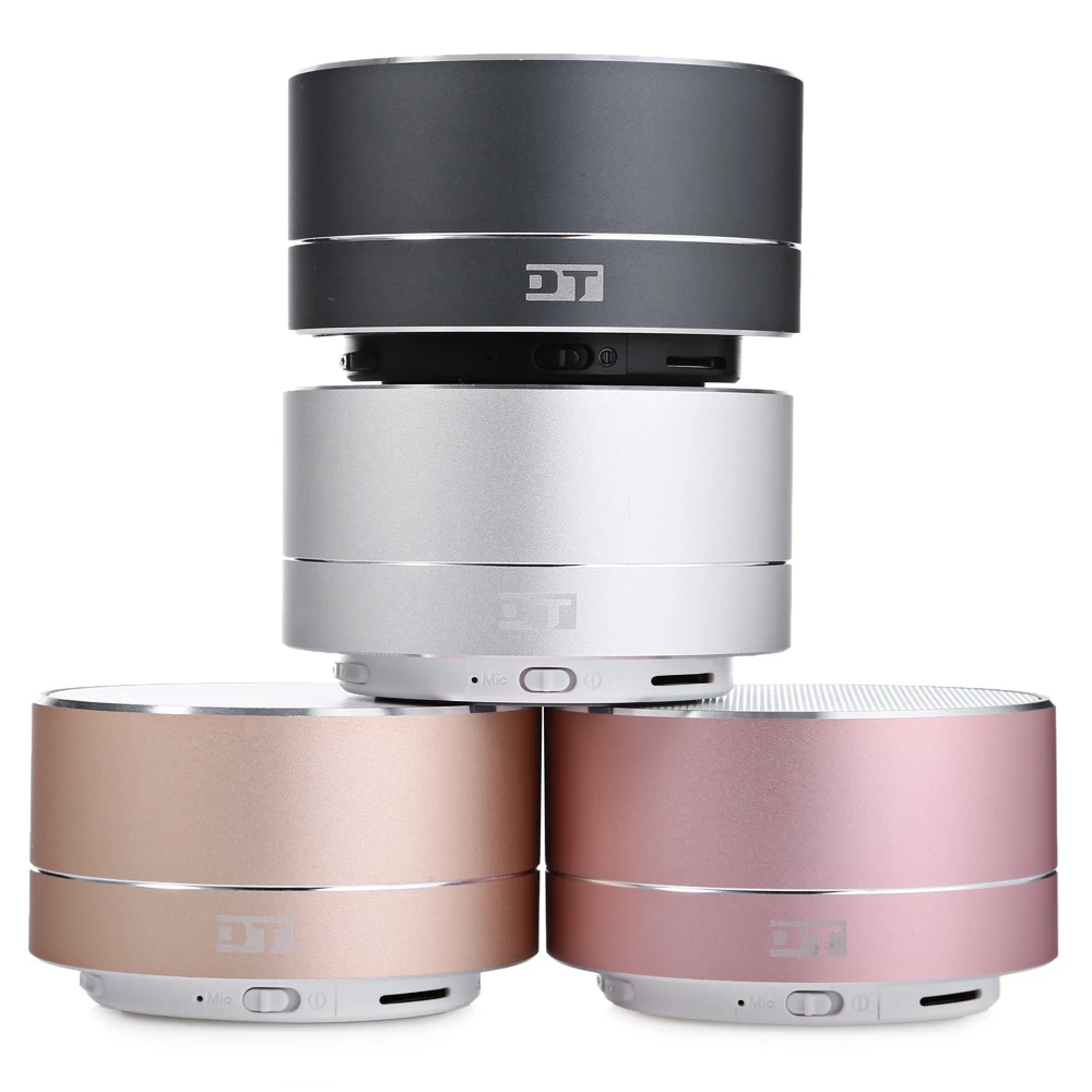 Портативный металлический беспроводной Bluetooth динамик мини Супер Бас Сабвуфер