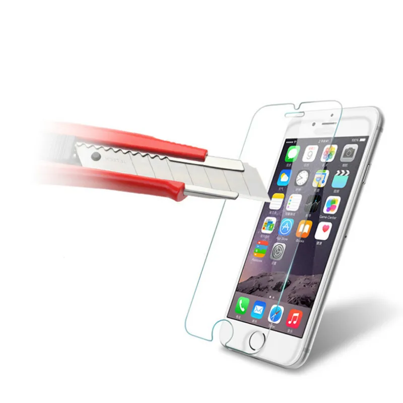 Новое закаленное стекло высокой четкости для iphone X 8 7 6 Plus 5S 5 5C 4 защитная пленка