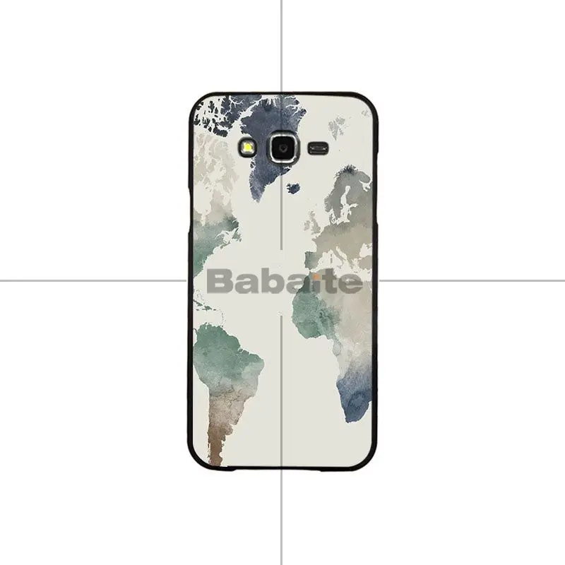 Babaite Travel in the world map Plane plans TPU Phone Case Shell For Samsung J6 2018 J7 J4 2017 J8 Coque | Мобильные телефоны и