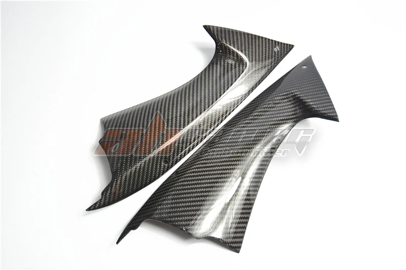 Впускной тире Панель воздуха кожух воздуховода обтекатель для Yamaha YZF R6 2008 09, 10, 11, 12, 13, 14, 15, полностью из углеродного волокна, твил